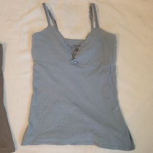 Pact Apparel Blue Tank Top